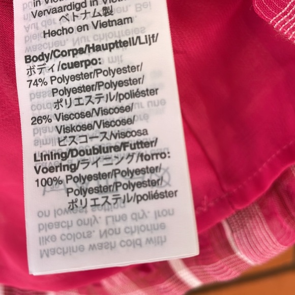 MADEWELL Women's Pink Short Sleeve Plaid Blouse Top Size Small - Picture 5 of 10